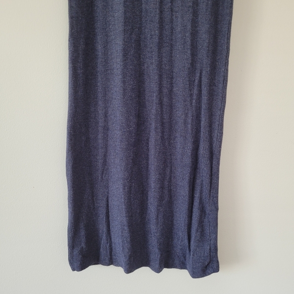 GEORGE Sleeveless Navy High Neck Midi Knit Sweater Mini A-Line Dress - Picture 8 of 9